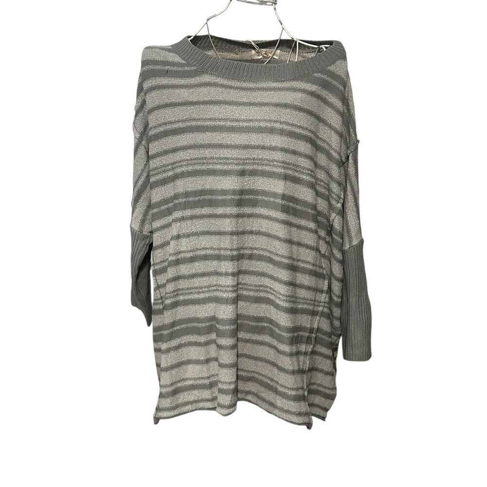 NEW WITH TAGS NWT Womens Listicle Anthropologie knit Multi Color Oversized pullo